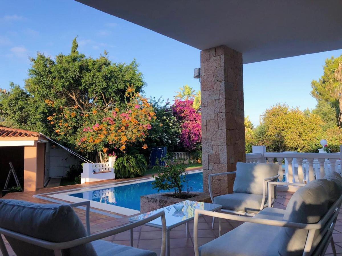 Villa Con Piscina Gigante Sant Francesc de s'Estany Exteriör bild