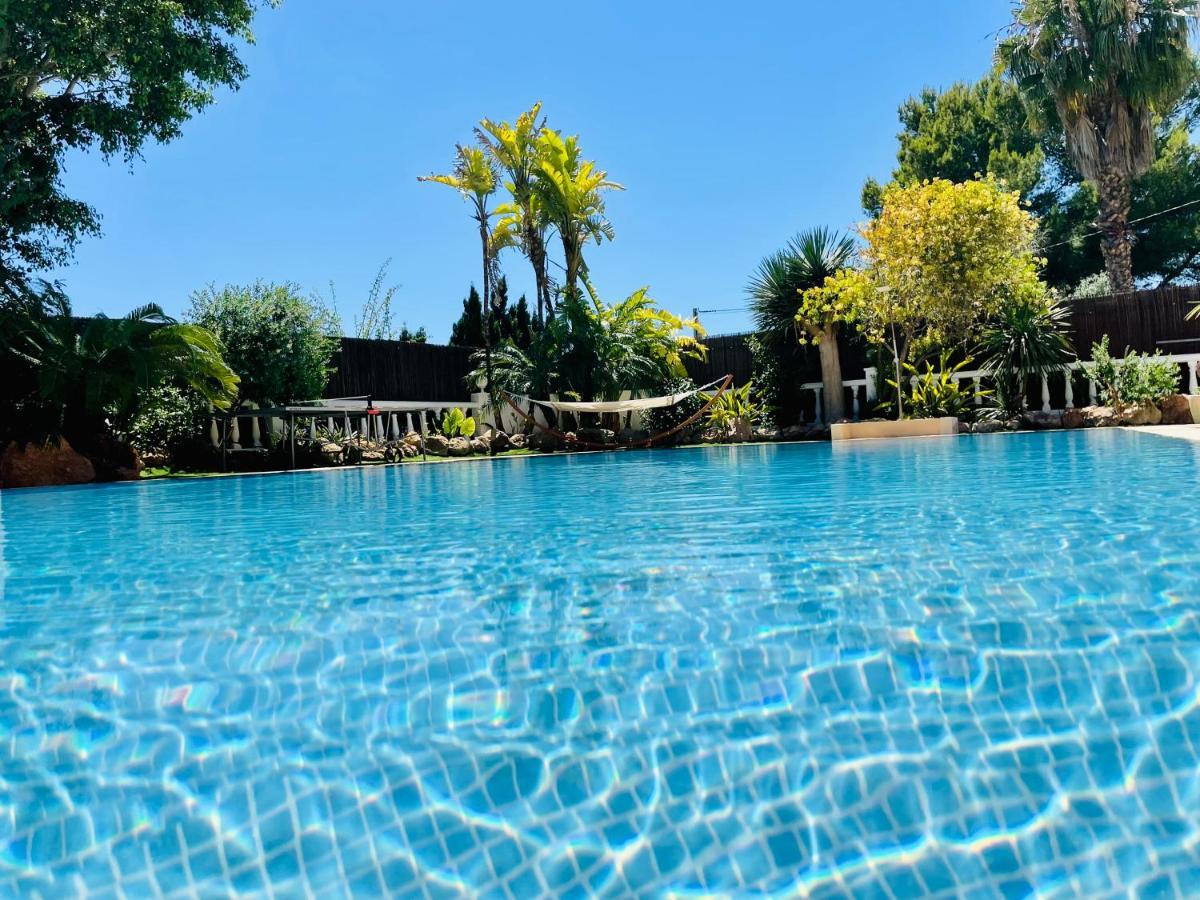Villa Con Piscina Gigante Sant Francesc de s'Estany Exteriör bild