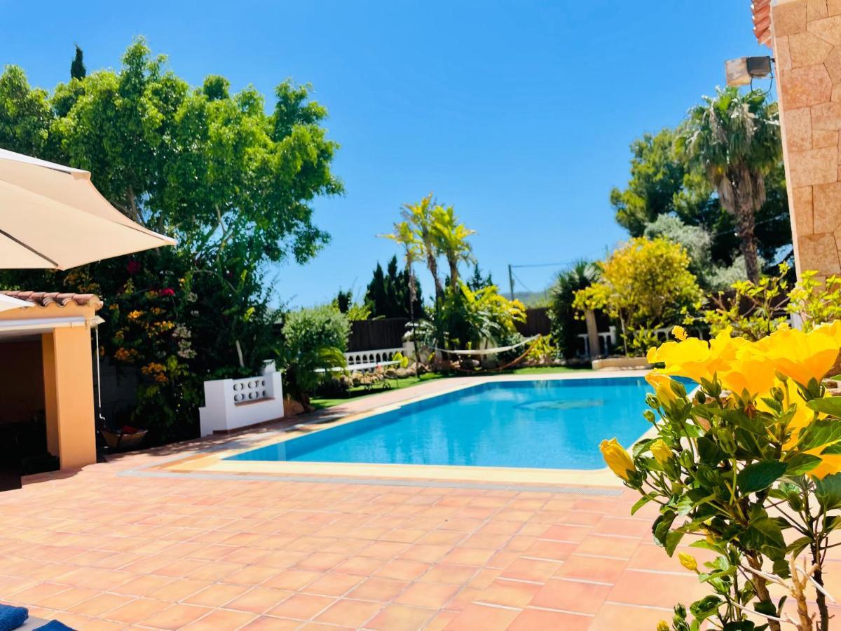 Villa Con Piscina Gigante Sant Francesc de s'Estany Exteriör bild