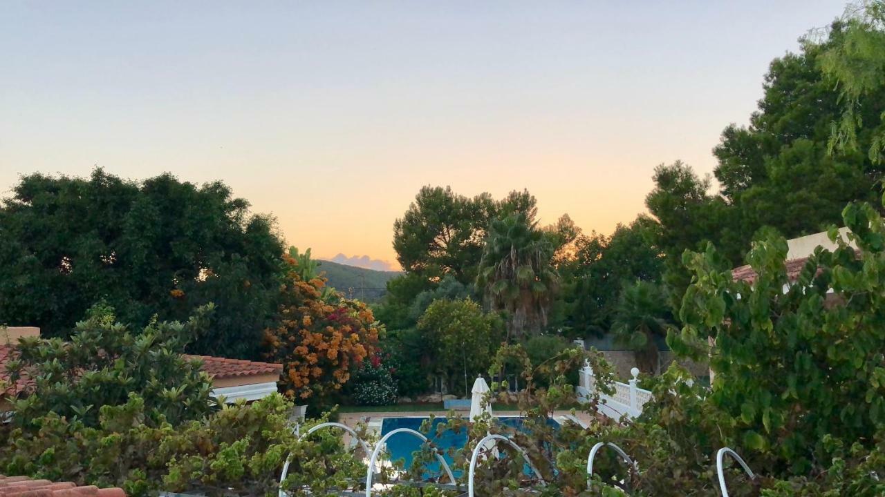 Villa Con Piscina Gigante Sant Francesc de s'Estany Exteriör bild